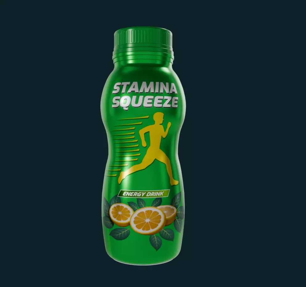 Stamina Squeeze Low-poly 3D model_0