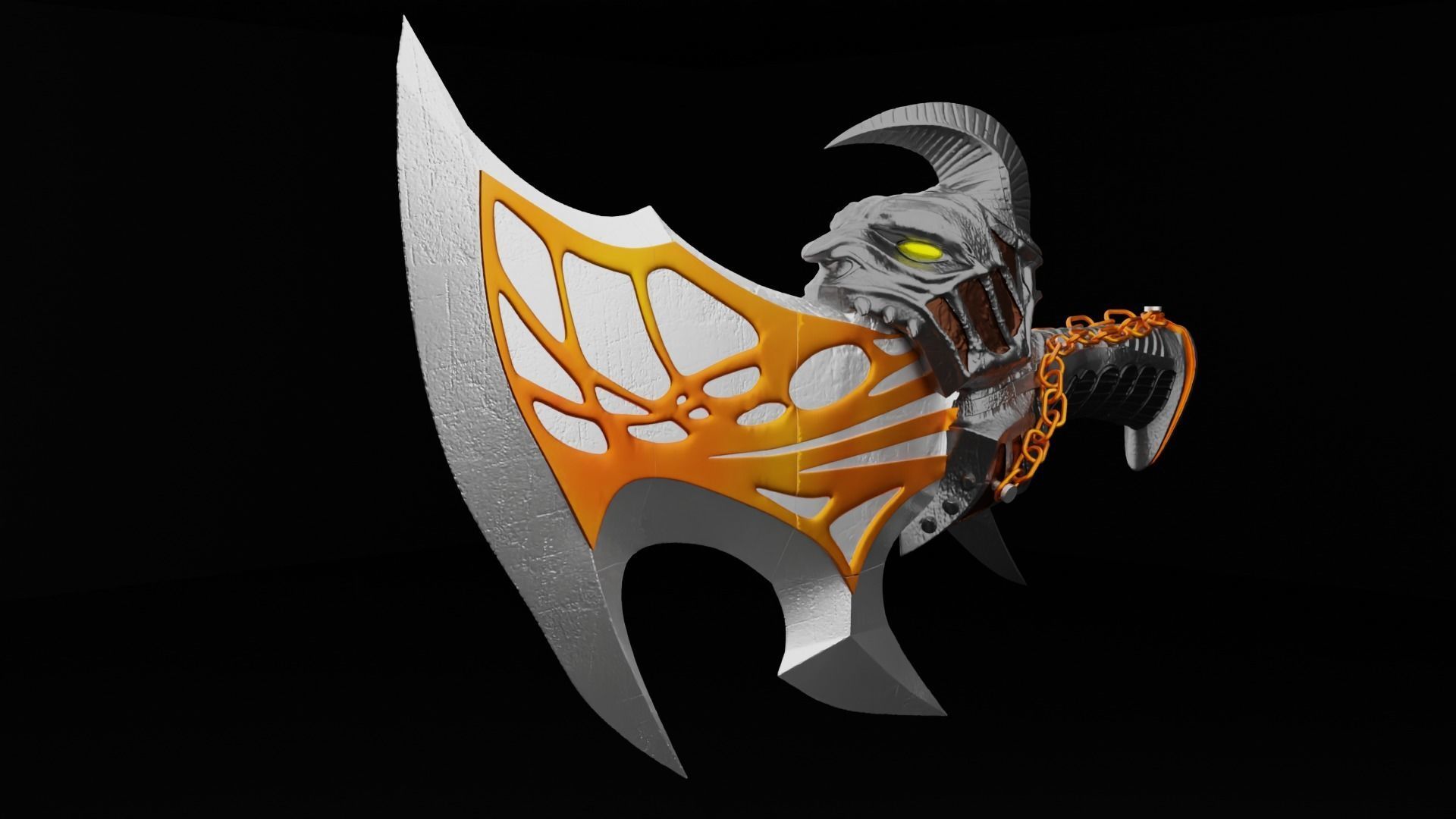 God of War 3 Blades of exile kratos model 3d print 3D print model_9