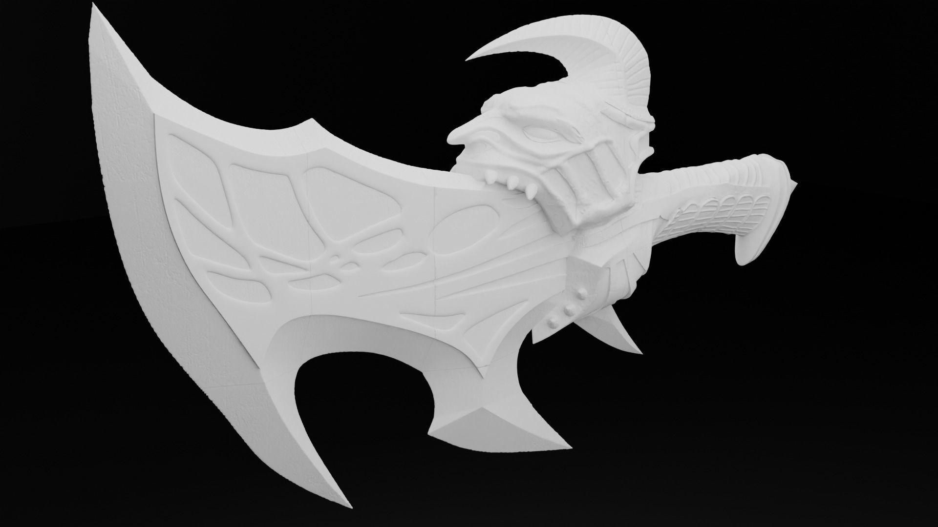 God of War 3 Blades of exile kratos model 3d print 3D print model_6