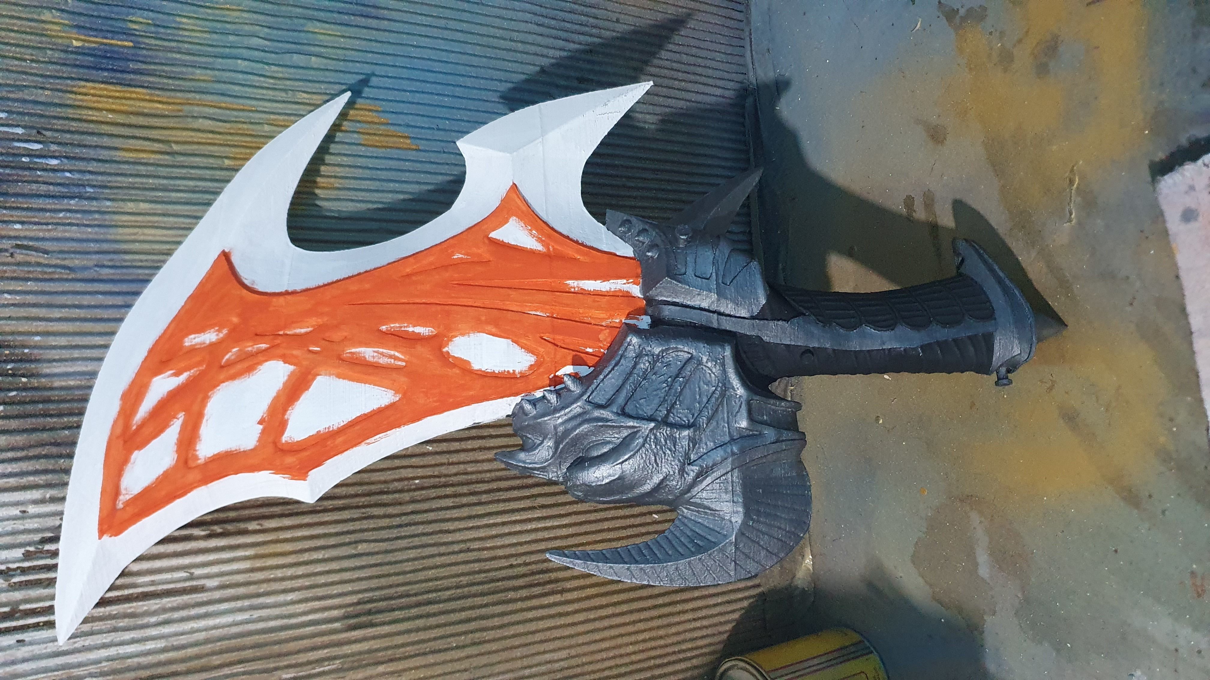 God of War 3 Blades of exile kratos model 3d print 3D print model_3