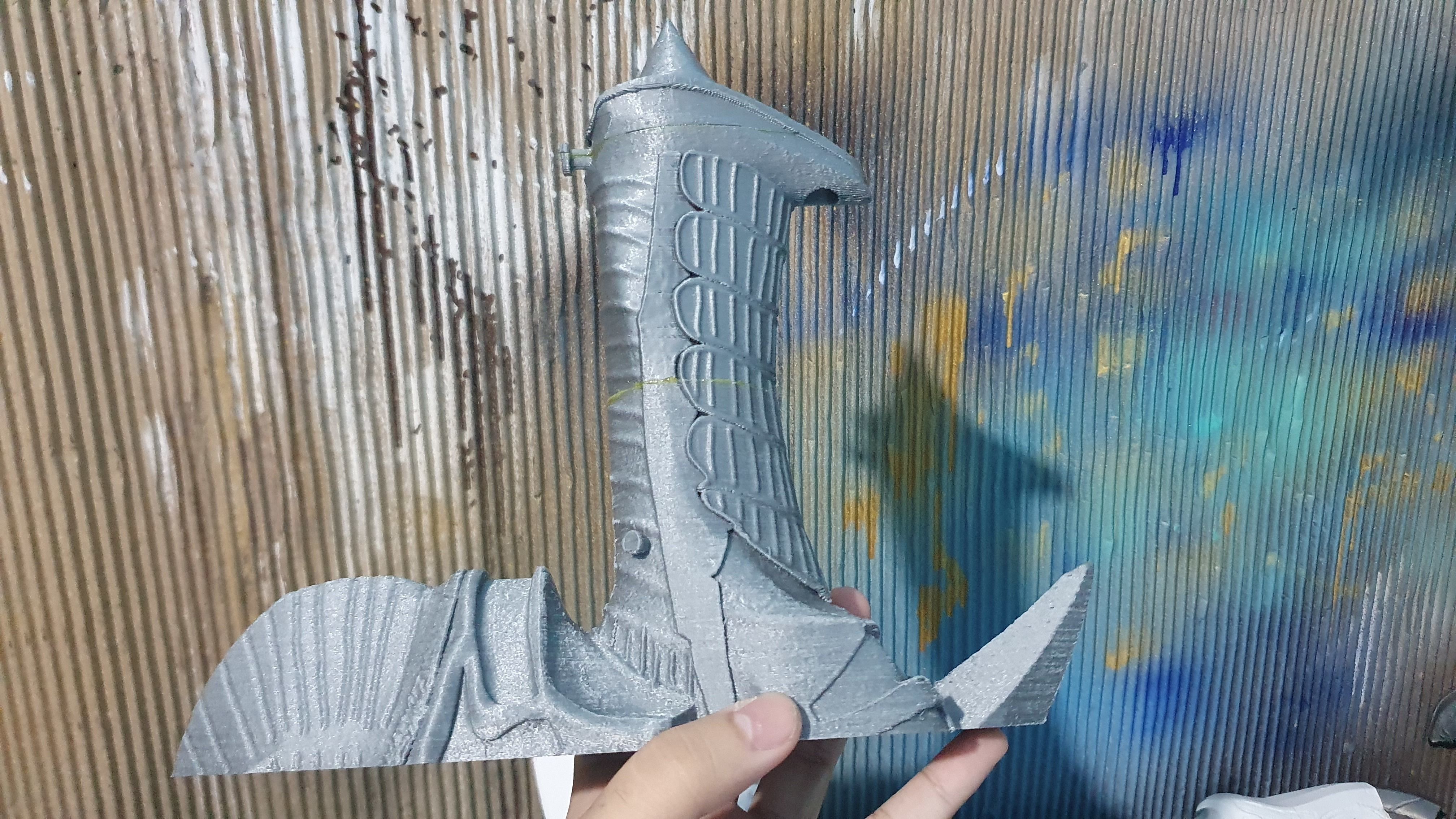 God of War 3 Blades of exile kratos model 3d print 3D print model_23