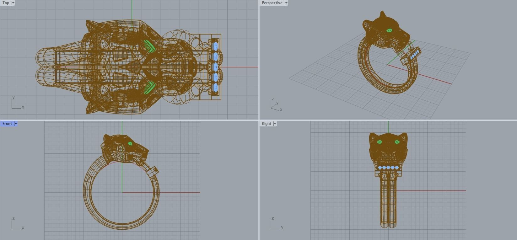 R 108 ring 3D print model_11