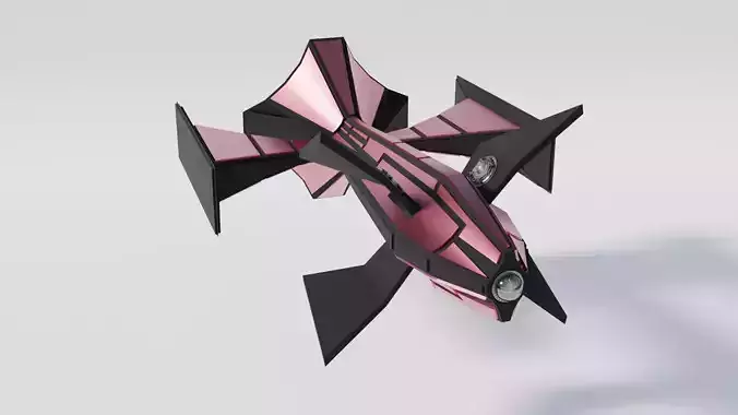 Futuristic Sci-Fi Spaceship 4