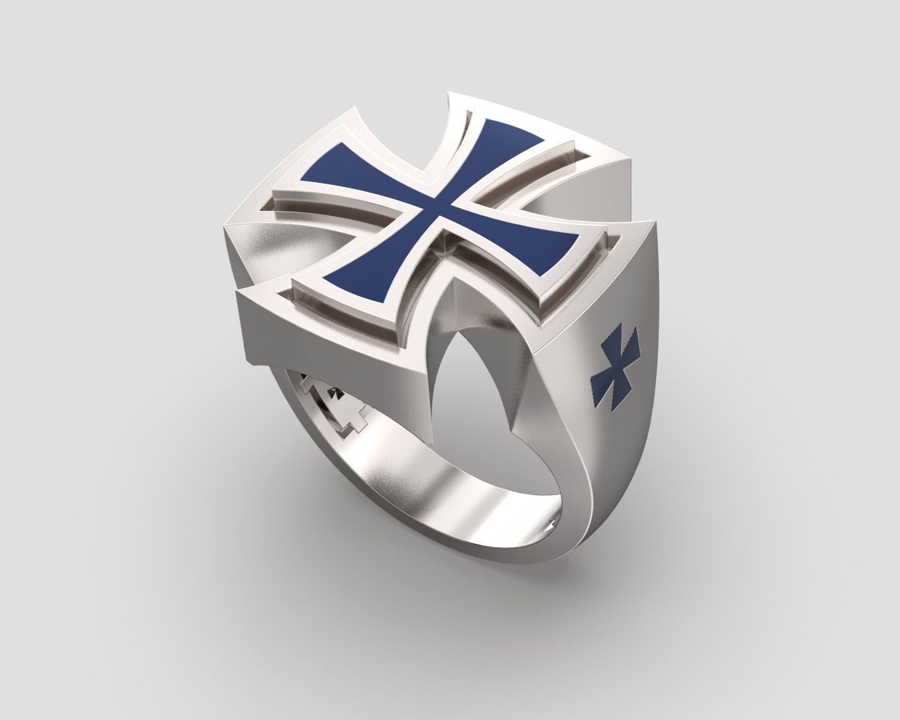 R 109 men ring 3D print model_1