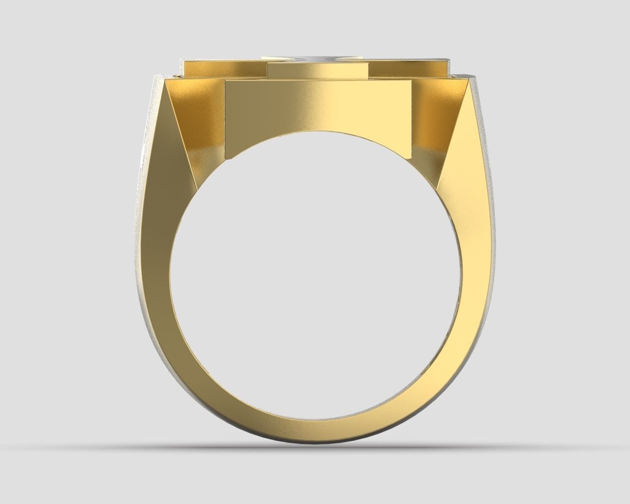 R 109 men ring 3D print model_11