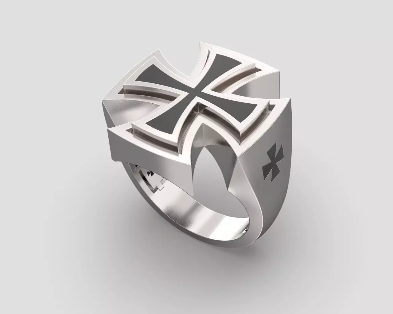 R 109 men ring 3D print model_0