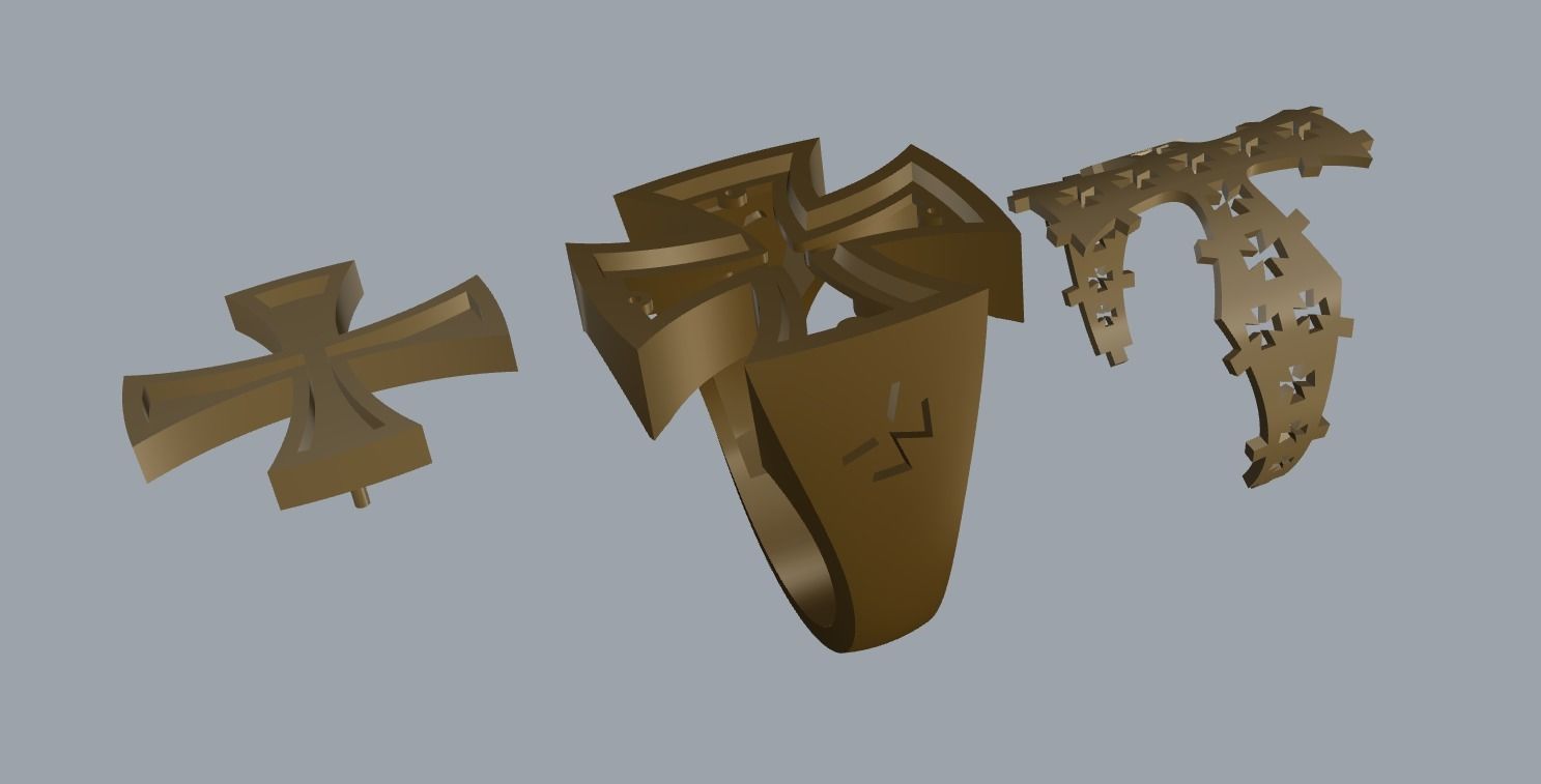 R 109 men ring 3D print model_16