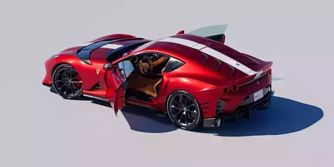 Ferrari 812 Competizione 3D model