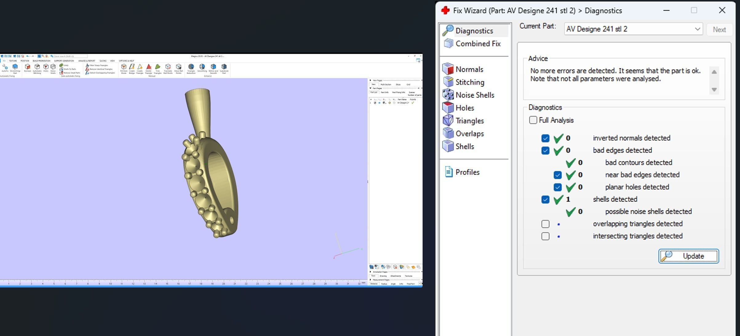 AV Designe 241  Horseshoe Pendant 3D print model_10