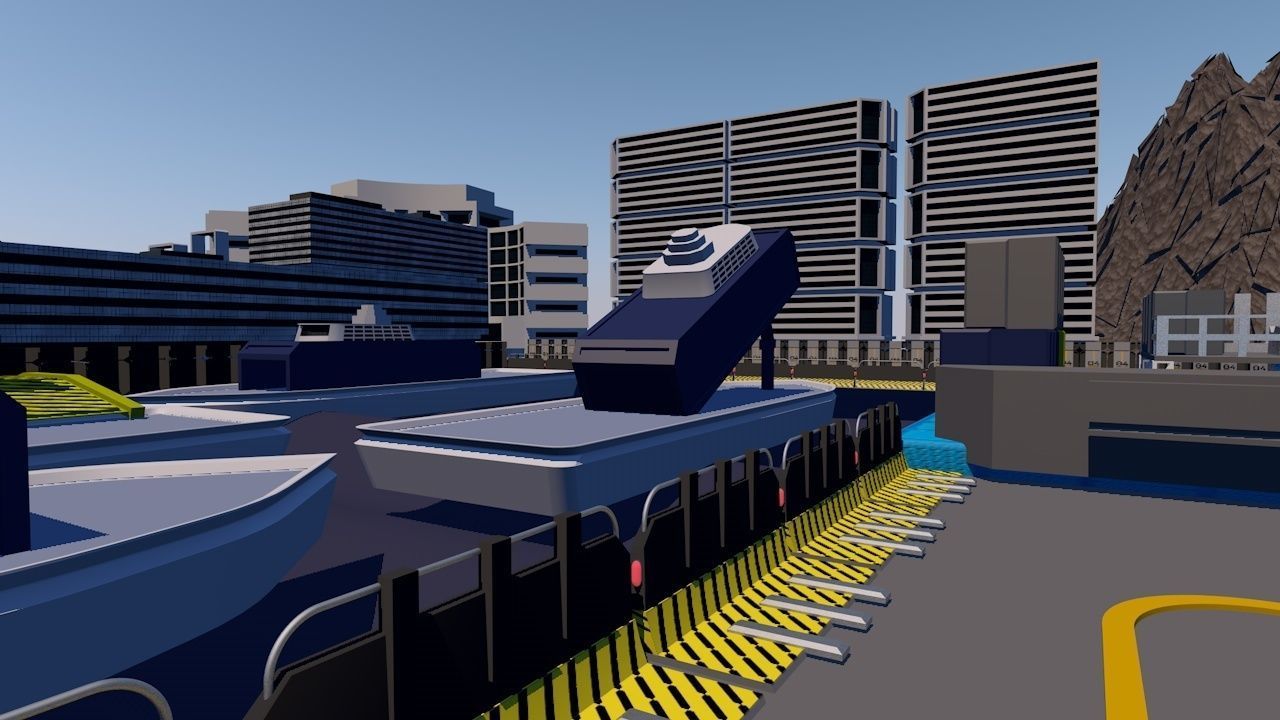 Ocean Odyssey Immersive Marine Company Game - Level Design Low-poly 3D model_1