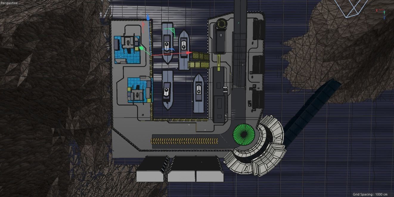 Ocean Odyssey Immersive Marine Company Game - Level Design Low-poly 3D model_20