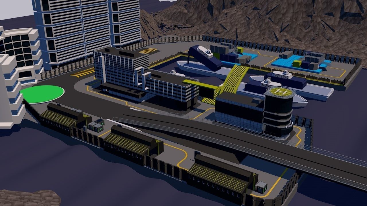 Ocean Odyssey Immersive Marine Company Game - Level Design Low-poly 3D model_18