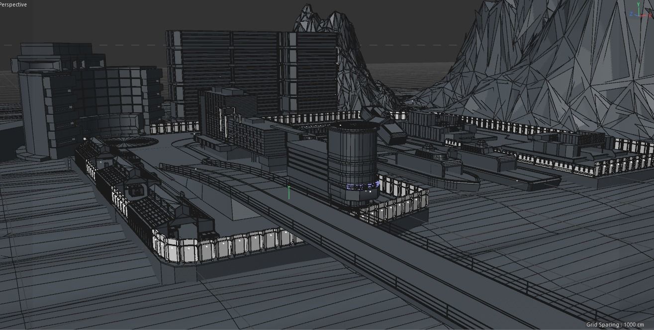 Ocean Odyssey Immersive Marine Company Game - Level Design Low-poly 3D model_19