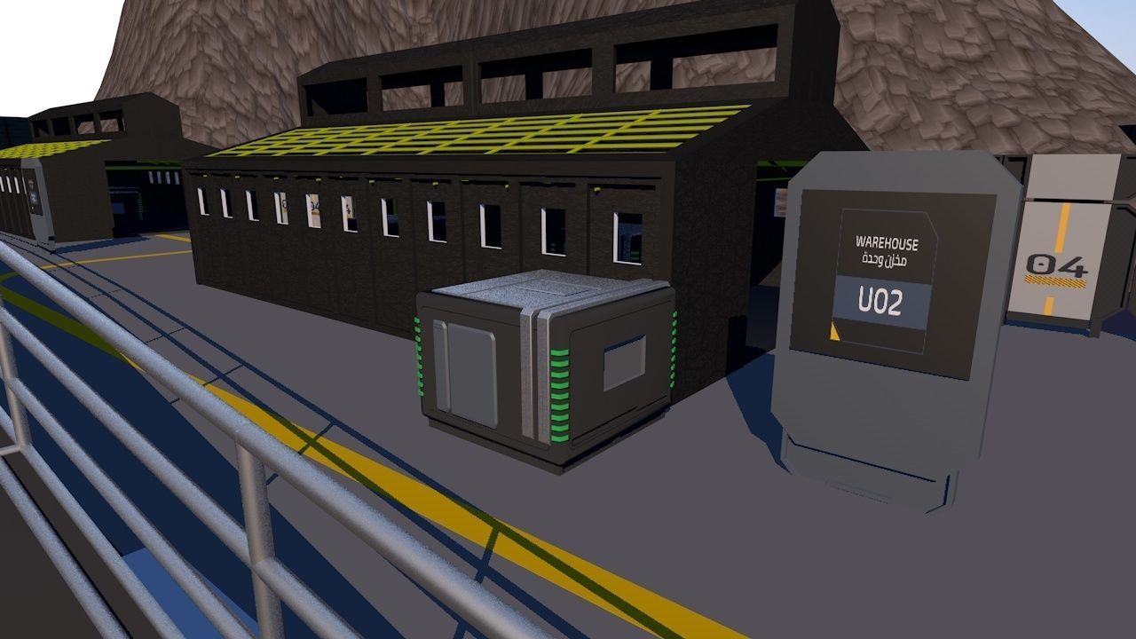 Ocean Odyssey Immersive Marine Company Game - Level Design Low-poly 3D model_21