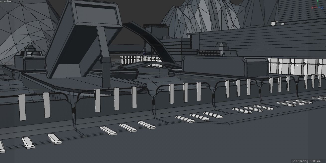 Ocean Odyssey Immersive Marine Company Game - Level Design Low-poly 3D model_16