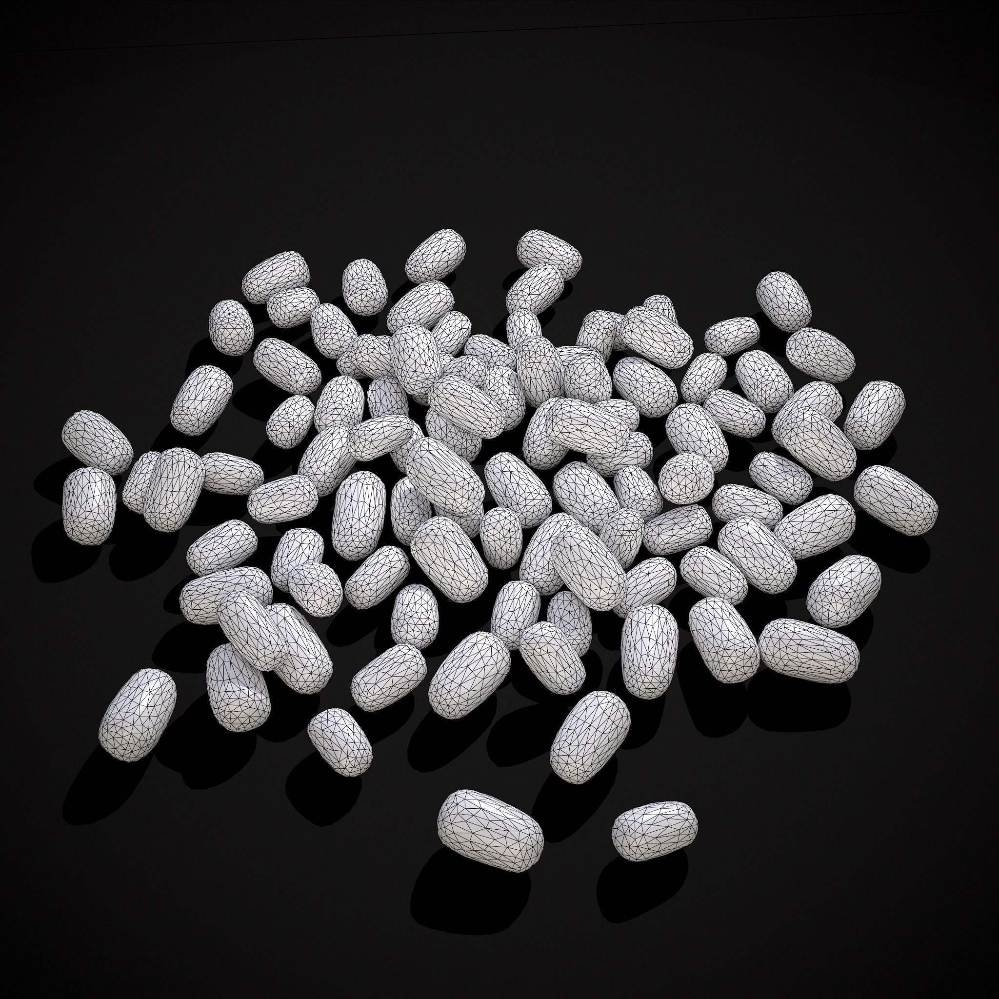 Deer Poop 3D print model_2