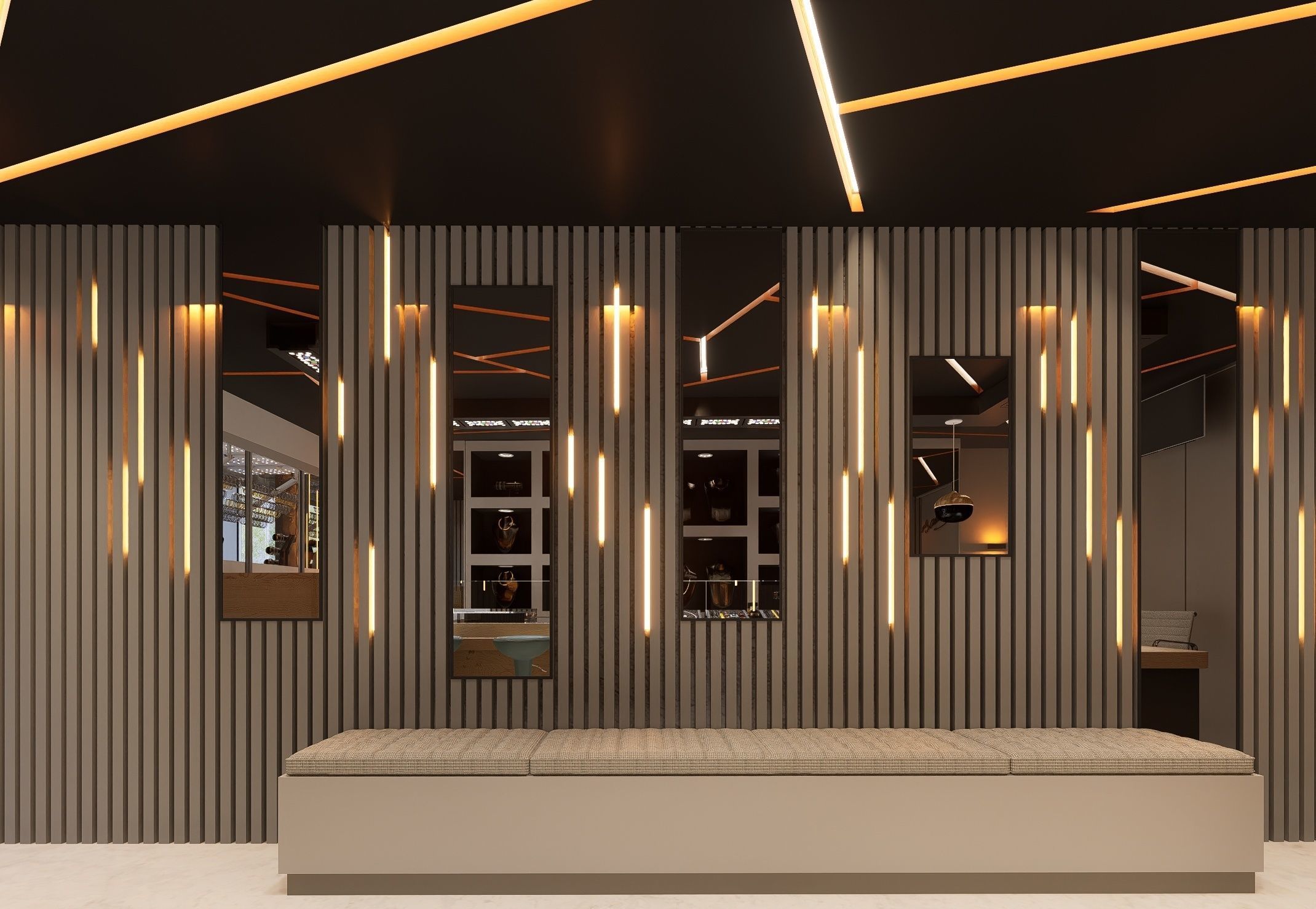 Jewelry shop design 2 3D model_2