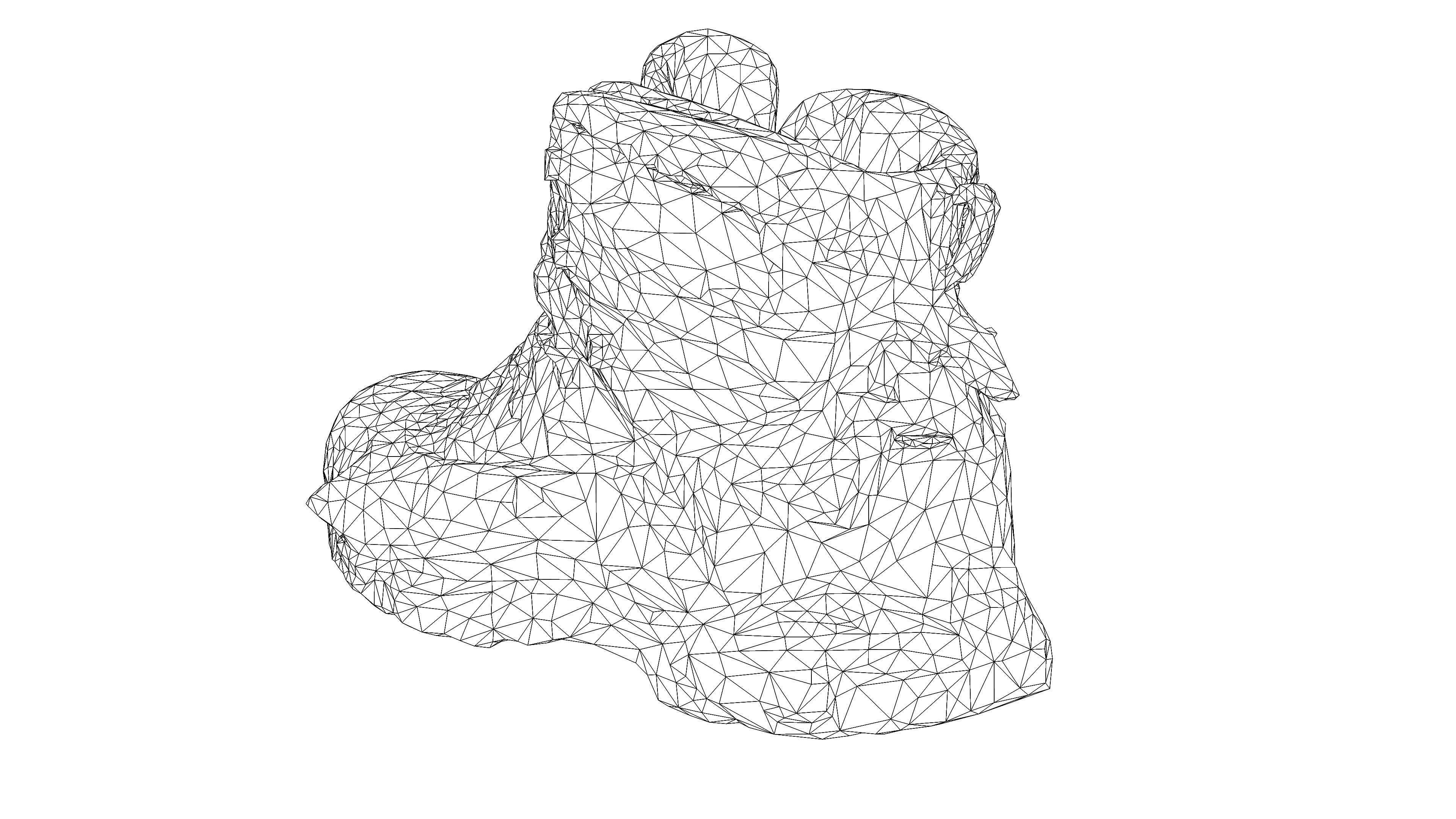 Old Hiking Boots 3D model_22