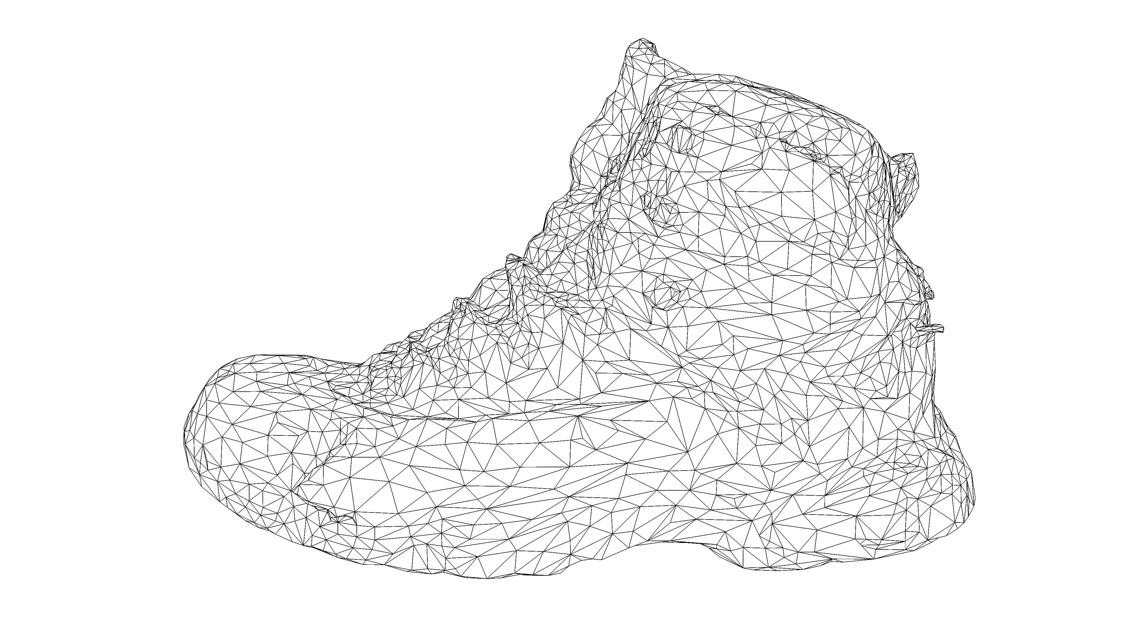 Old Hiking Boots 3D model_14