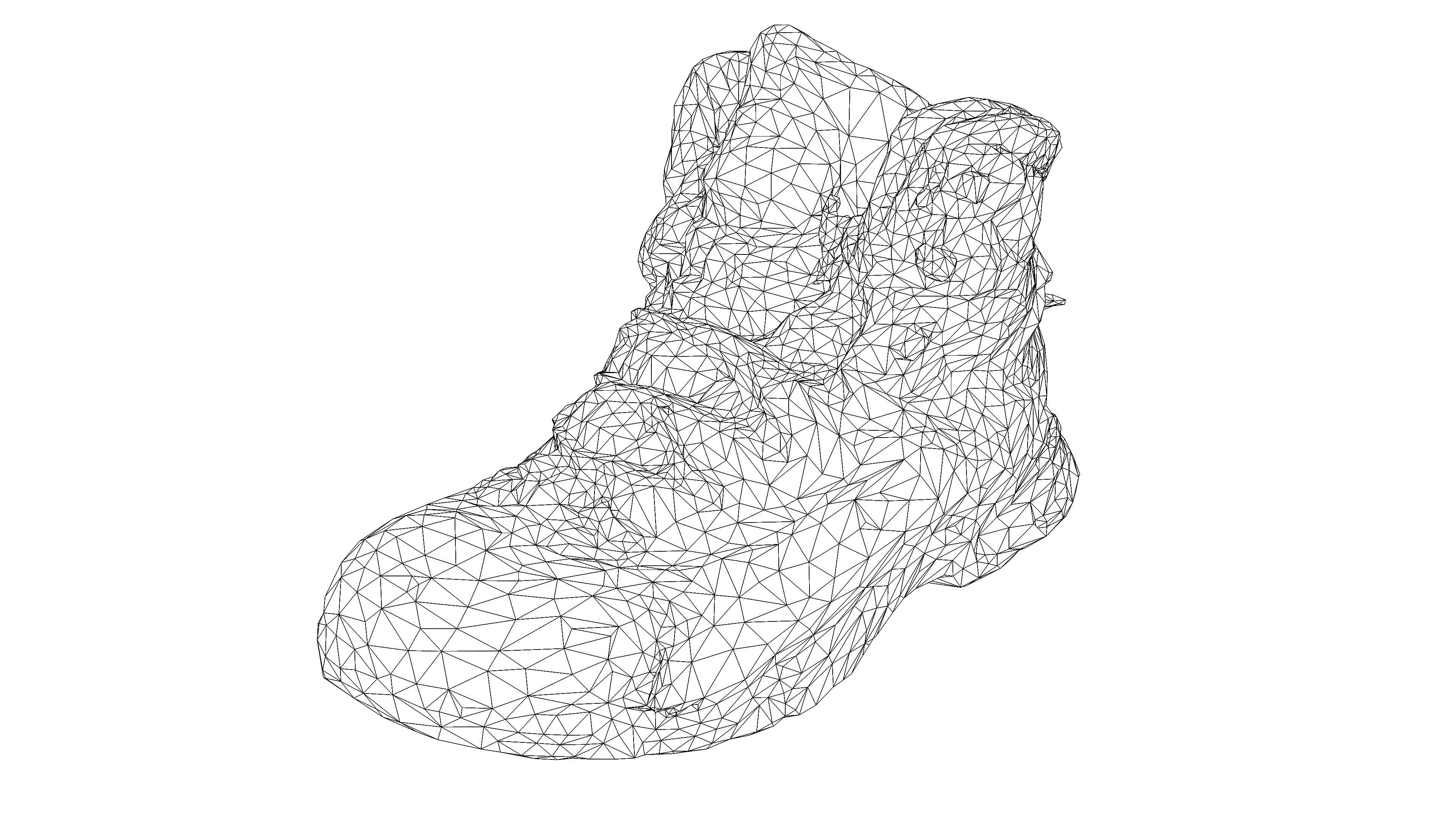 Old Hiking Boots 3D model_13