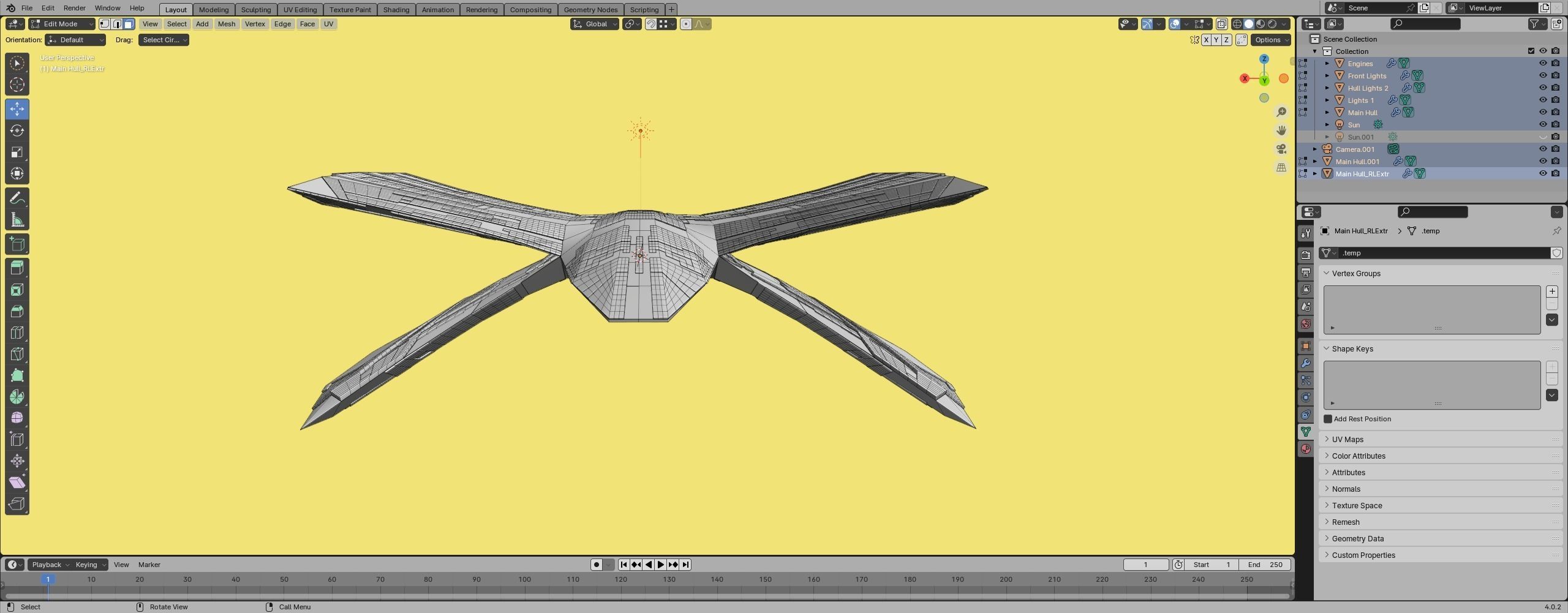 Mothership 3D model_14