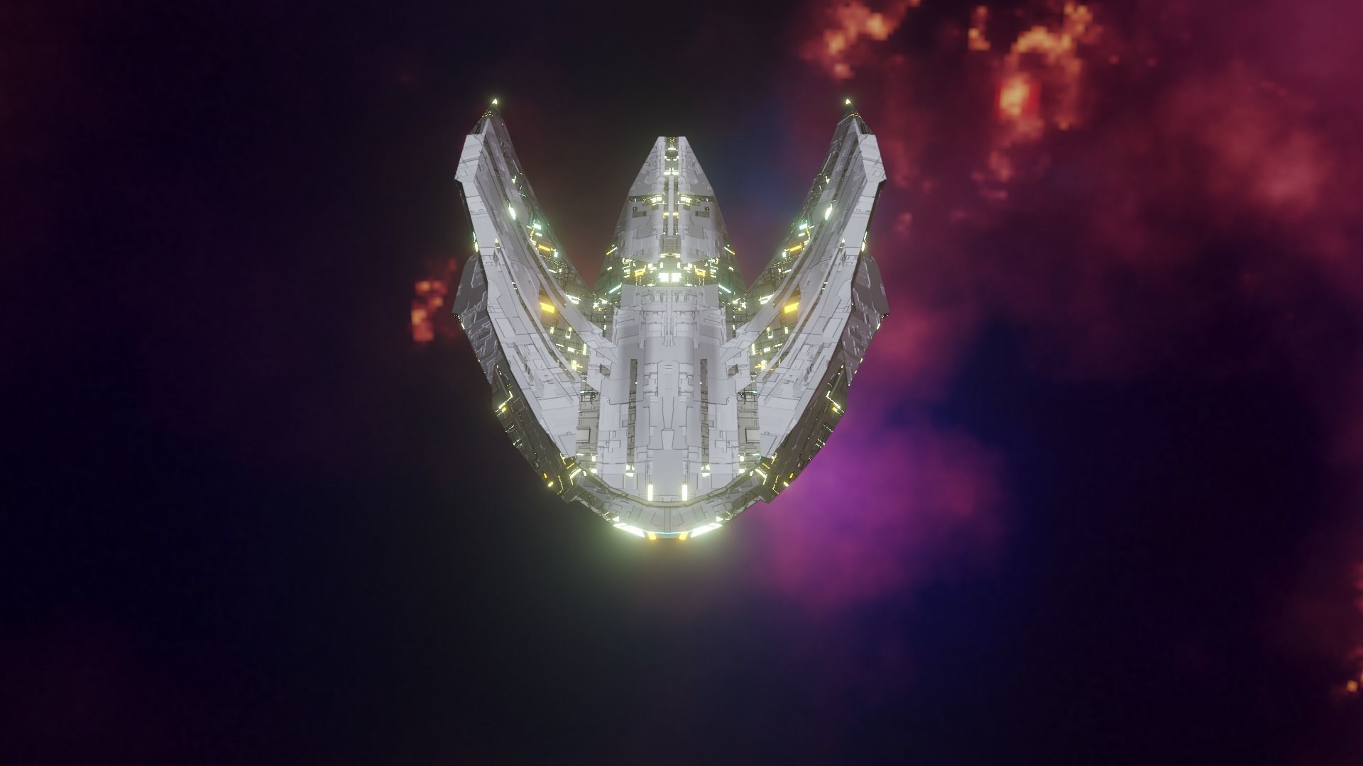 Mothership 3D model_6