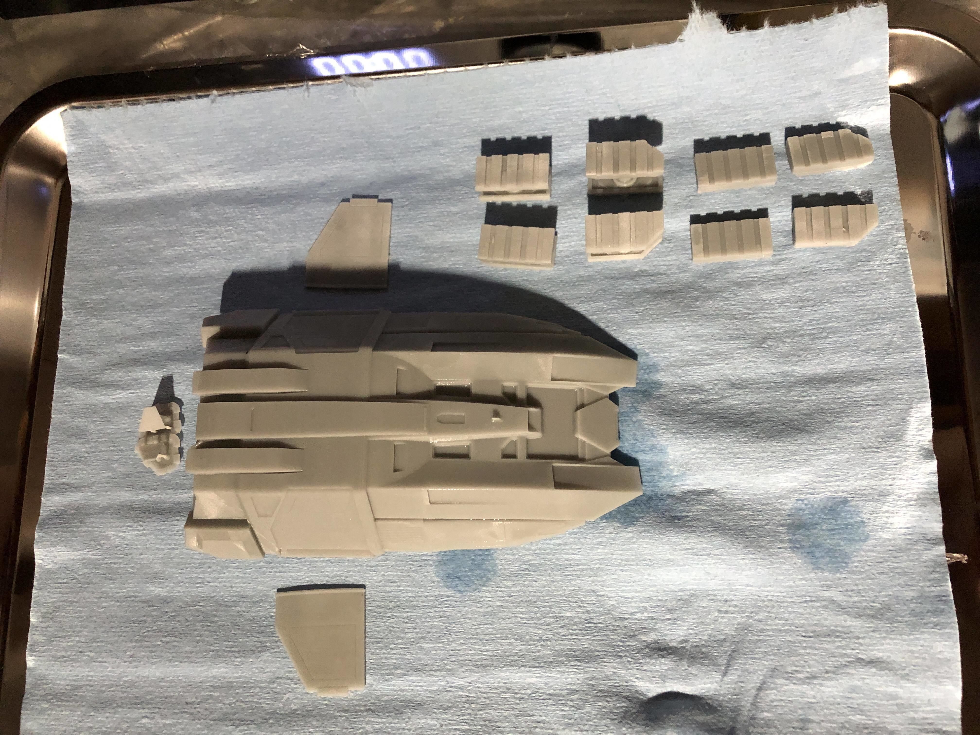 Star Trek Nemesis Argo Shuttle 144 scale 3D print model_5