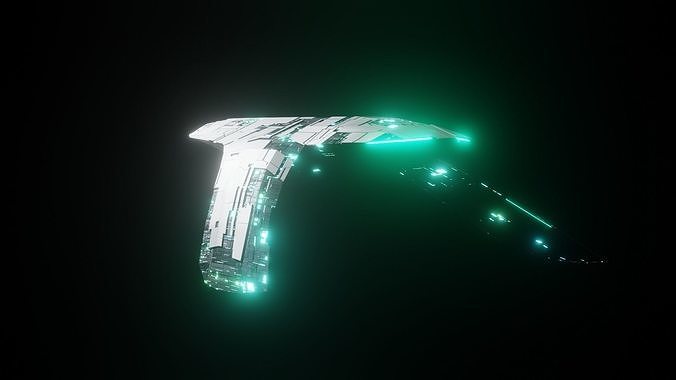 Explorer Spaceship 3D model