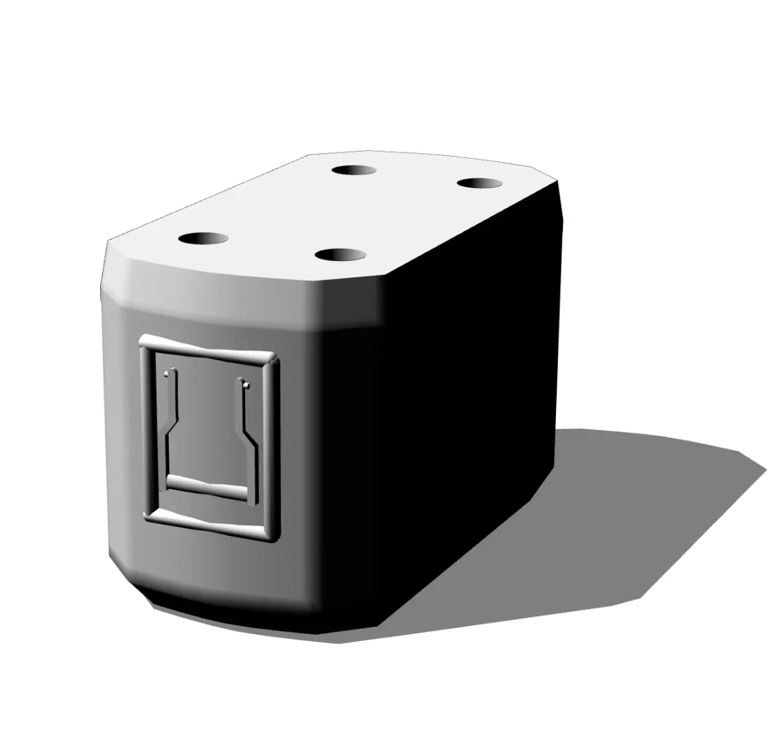 cooler box Free 3D model