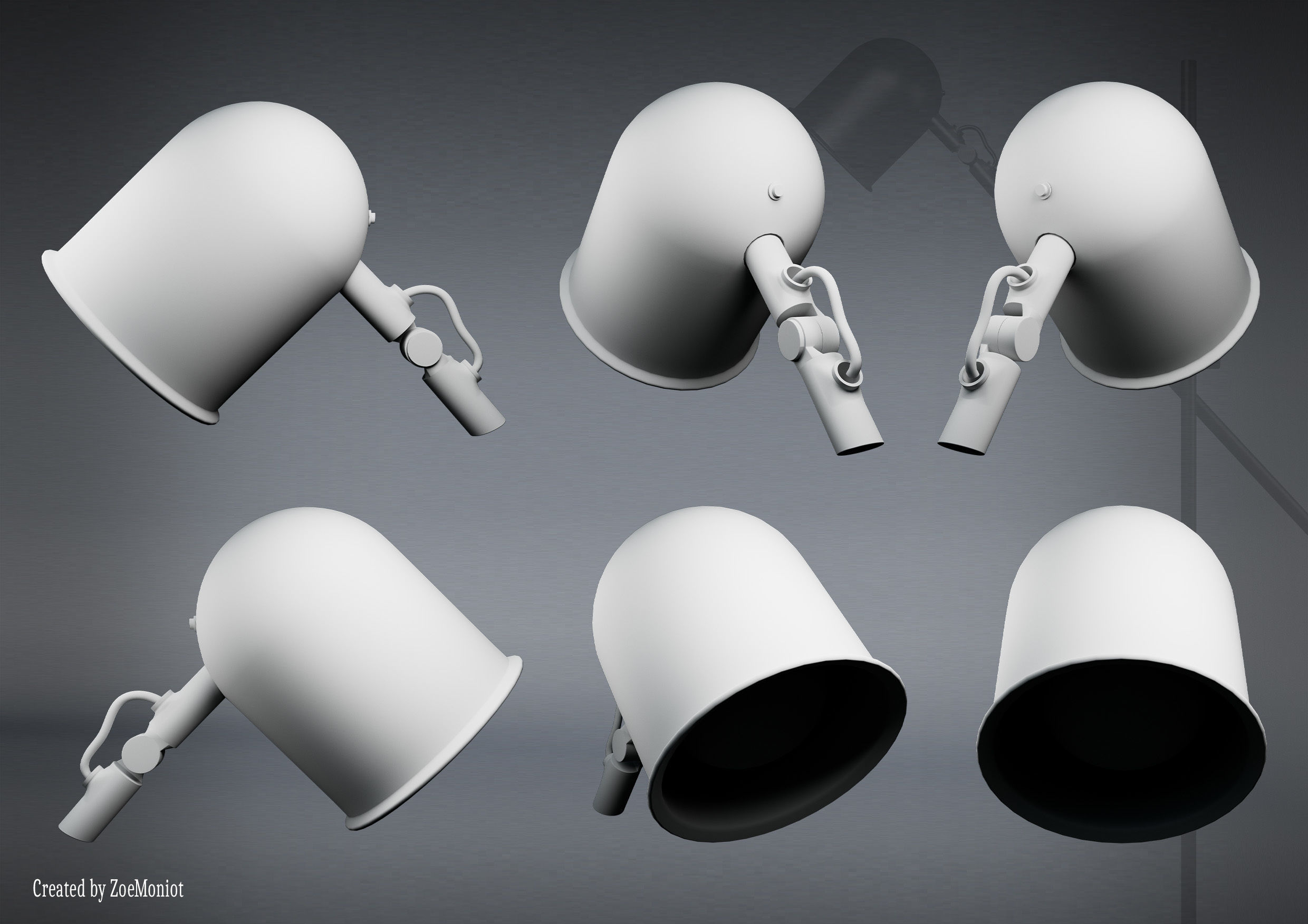 Floor Lamp 01 3D model_7