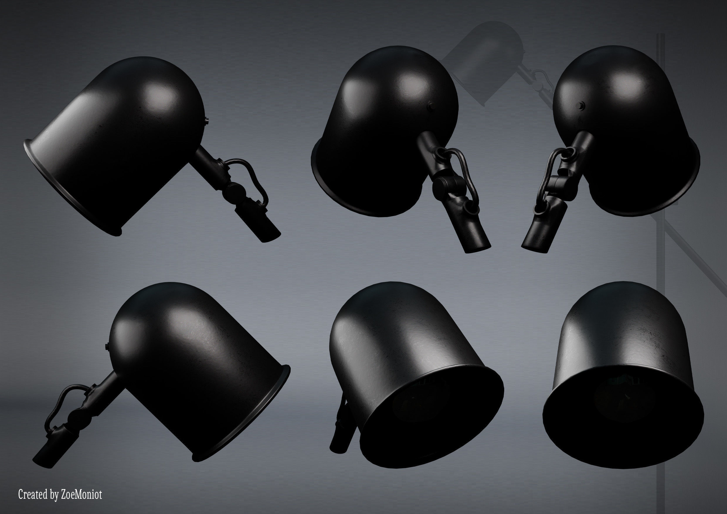 Floor Lamp 01 3D model_6