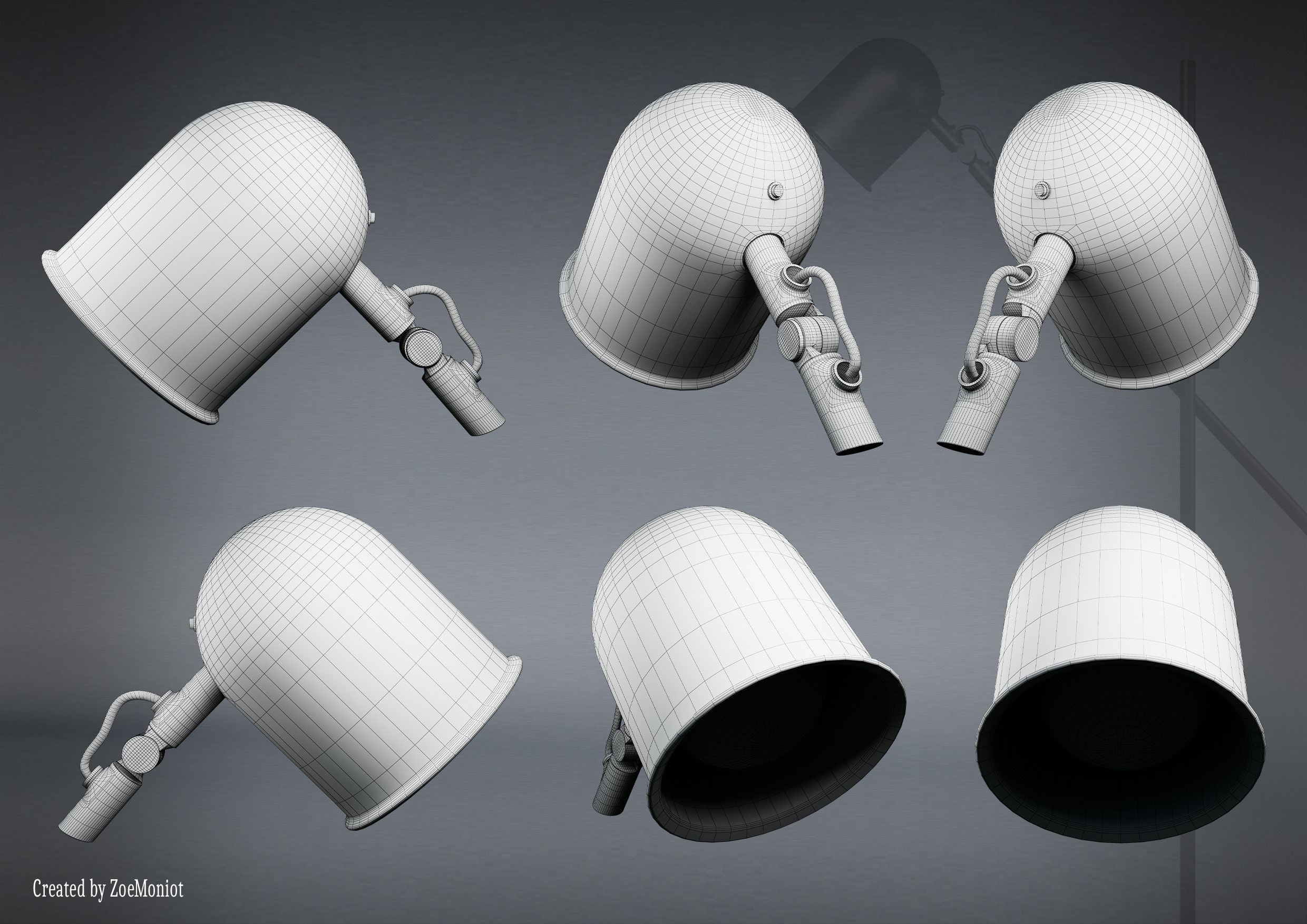 Floor Lamp 01 3D model_8