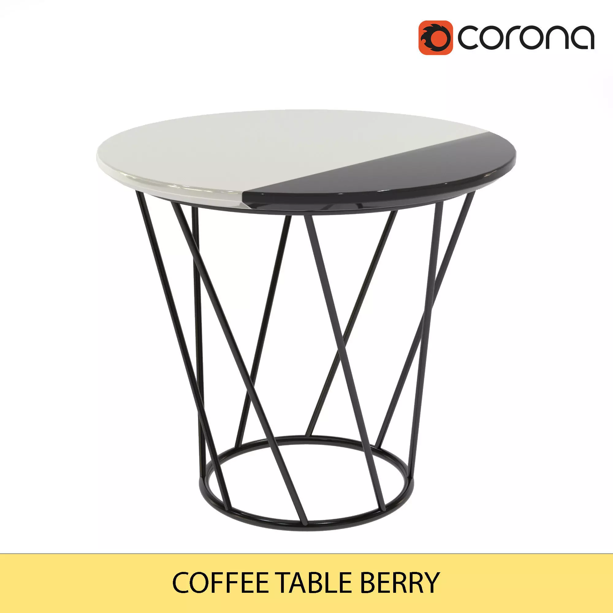 COFFEE TABLE BERRY 3D model