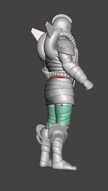 STL File 3D Printing 3D print Super Powers Atomic Knight  3D print model_4