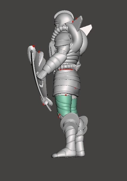 STL File 3D Printing 3D print Super Powers Atomic Knight  3D print model_2