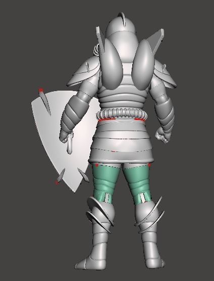 STL File 3D Printing 3D print Super Powers Atomic Knight  3D print model_3