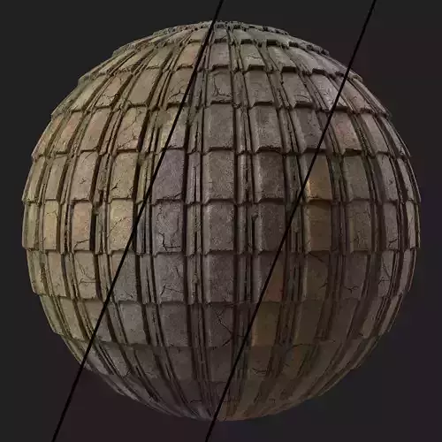 Roof Tile Materials 109- Concrete Roofing - Sbsar Seamless Pbr