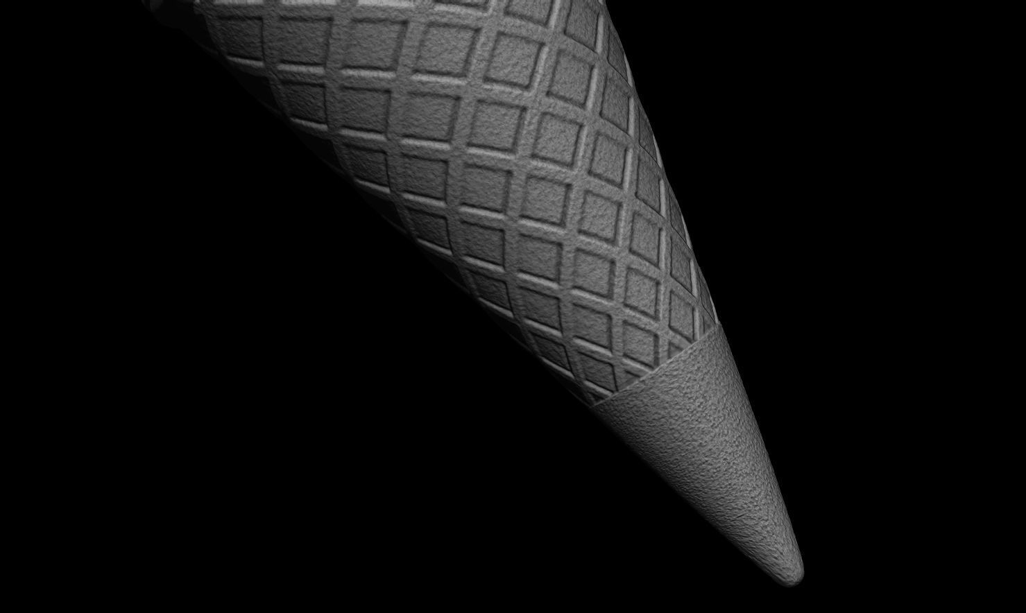 3D PRINTABLE ICE CREAM CUP AND CONE 3D print model_8