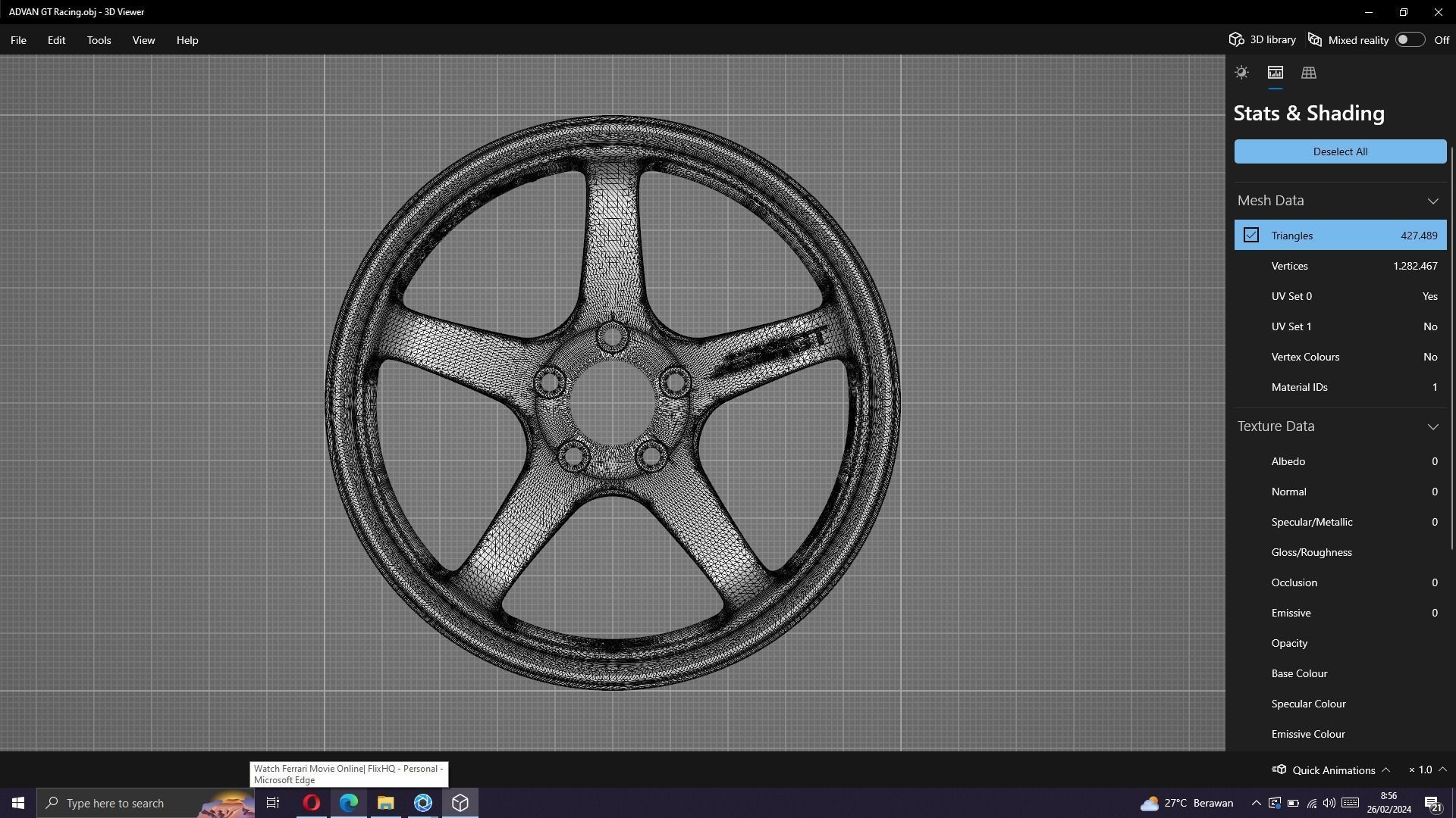 Yokohama Advan GT 3D model_10