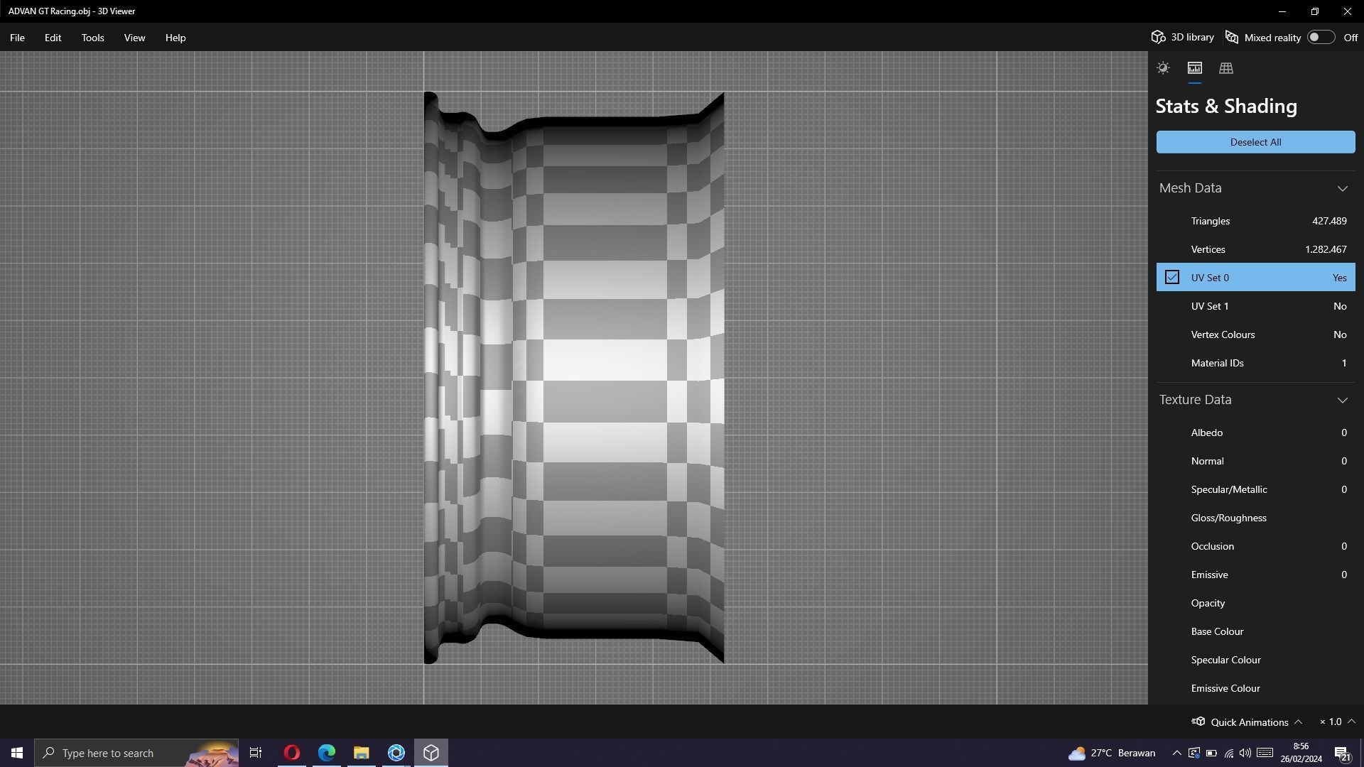 Yokohama Advan GT 3D model_12