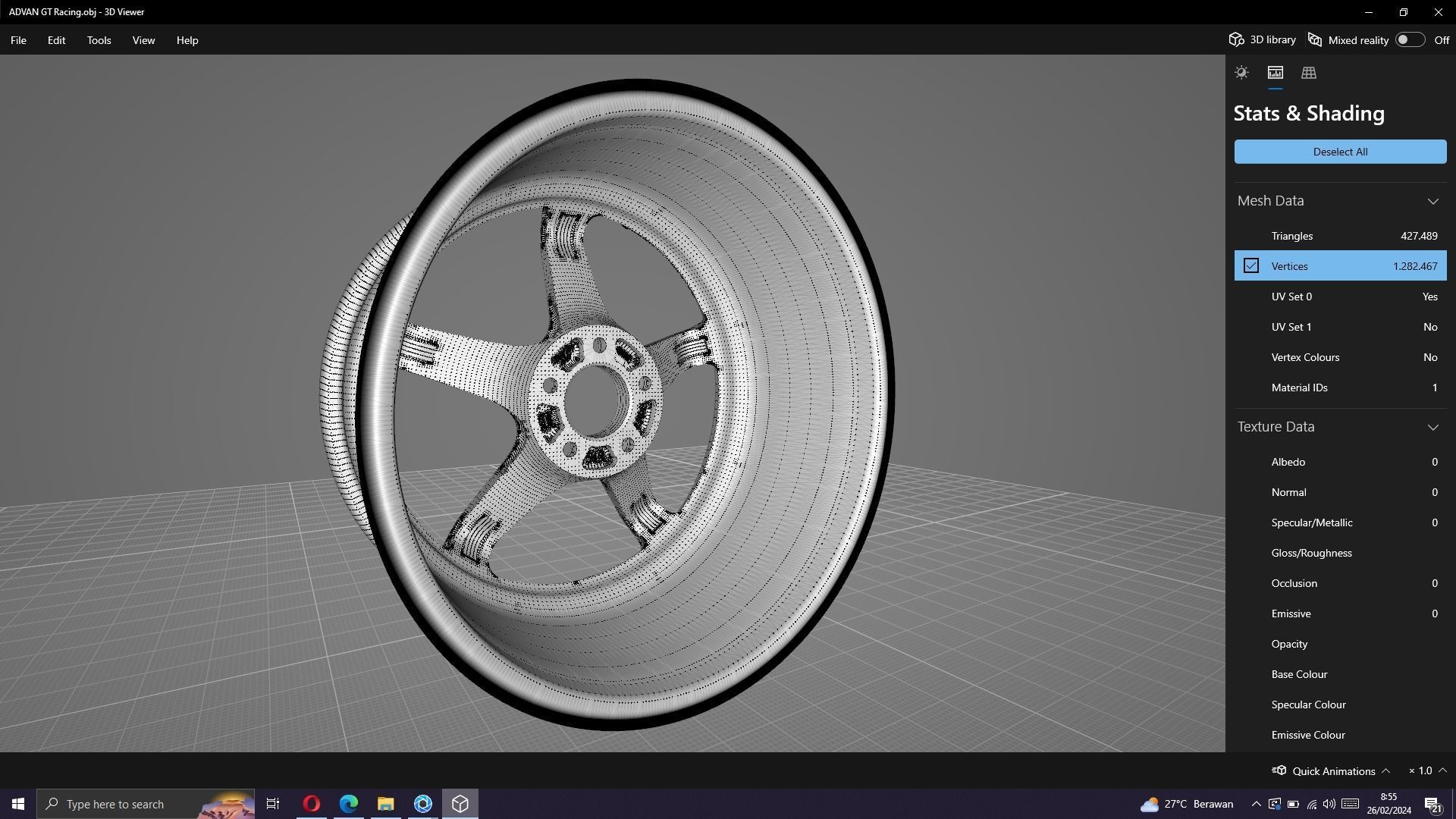 Yokohama Advan GT 3D model_9