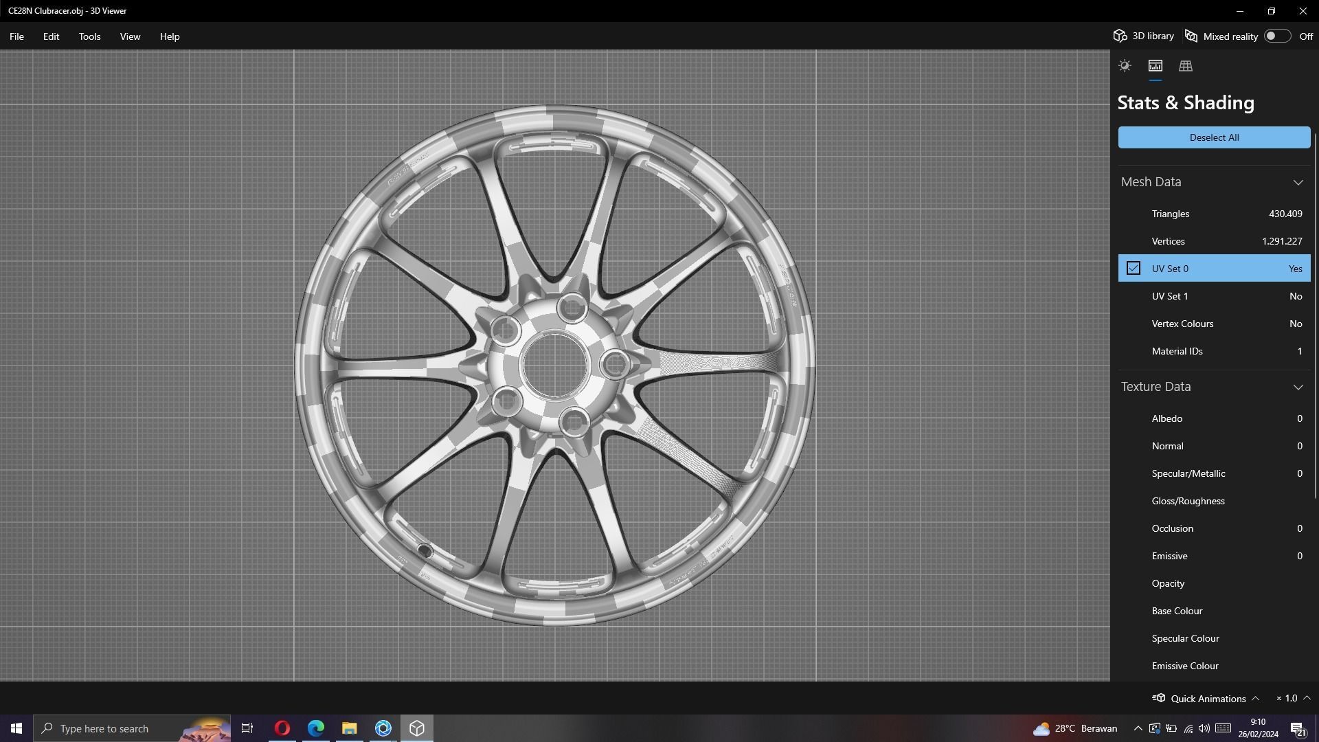 Volk RAYS CE28N Low-poly 3D model_8