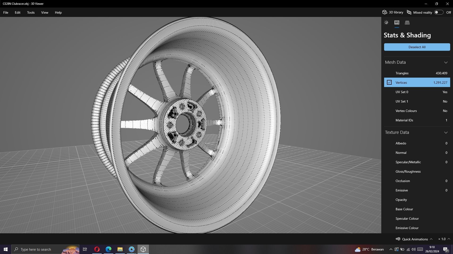 Volk RAYS CE28N Low-poly 3D model_5