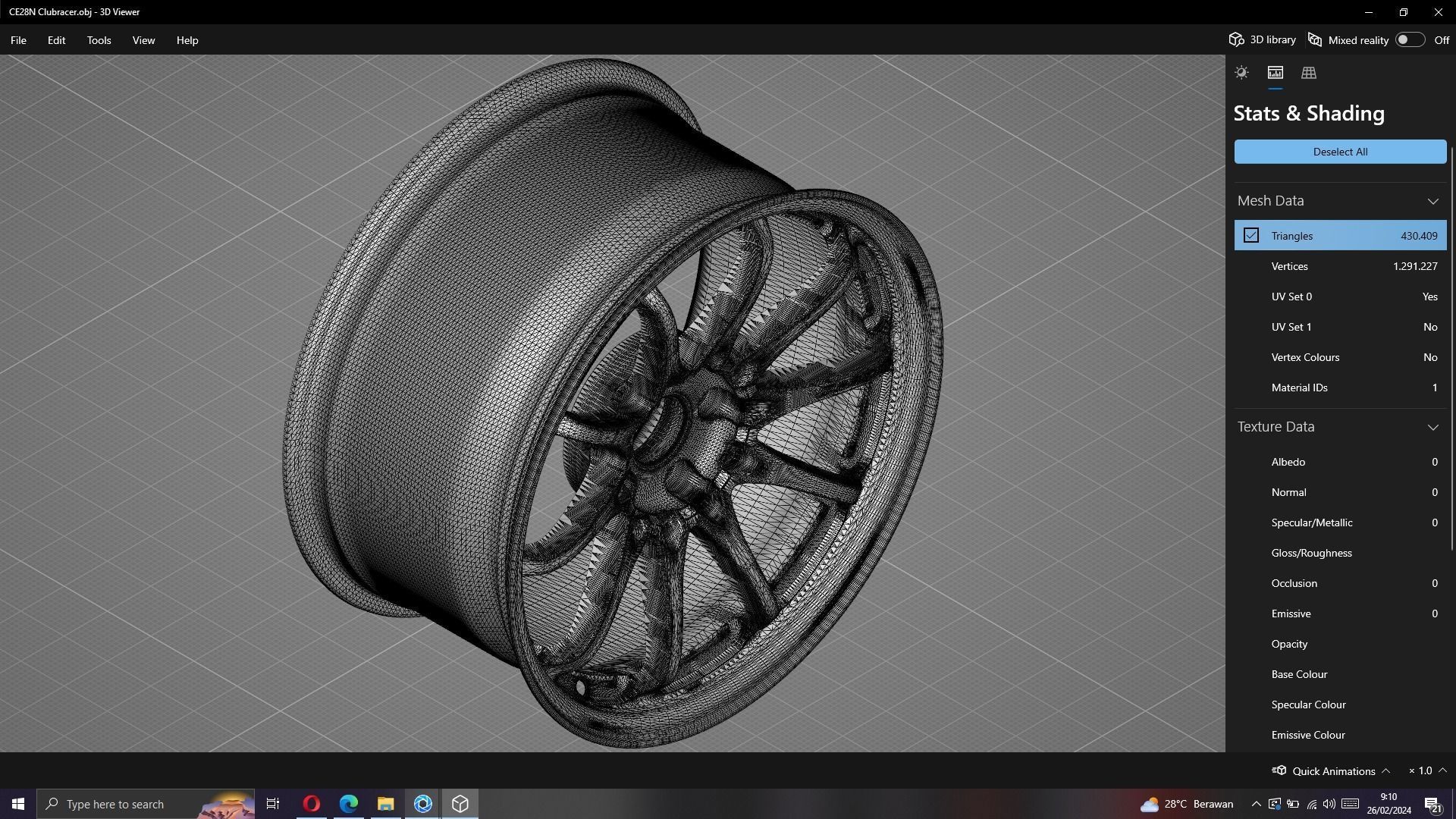 Volk RAYS CE28N Low-poly 3D model_7