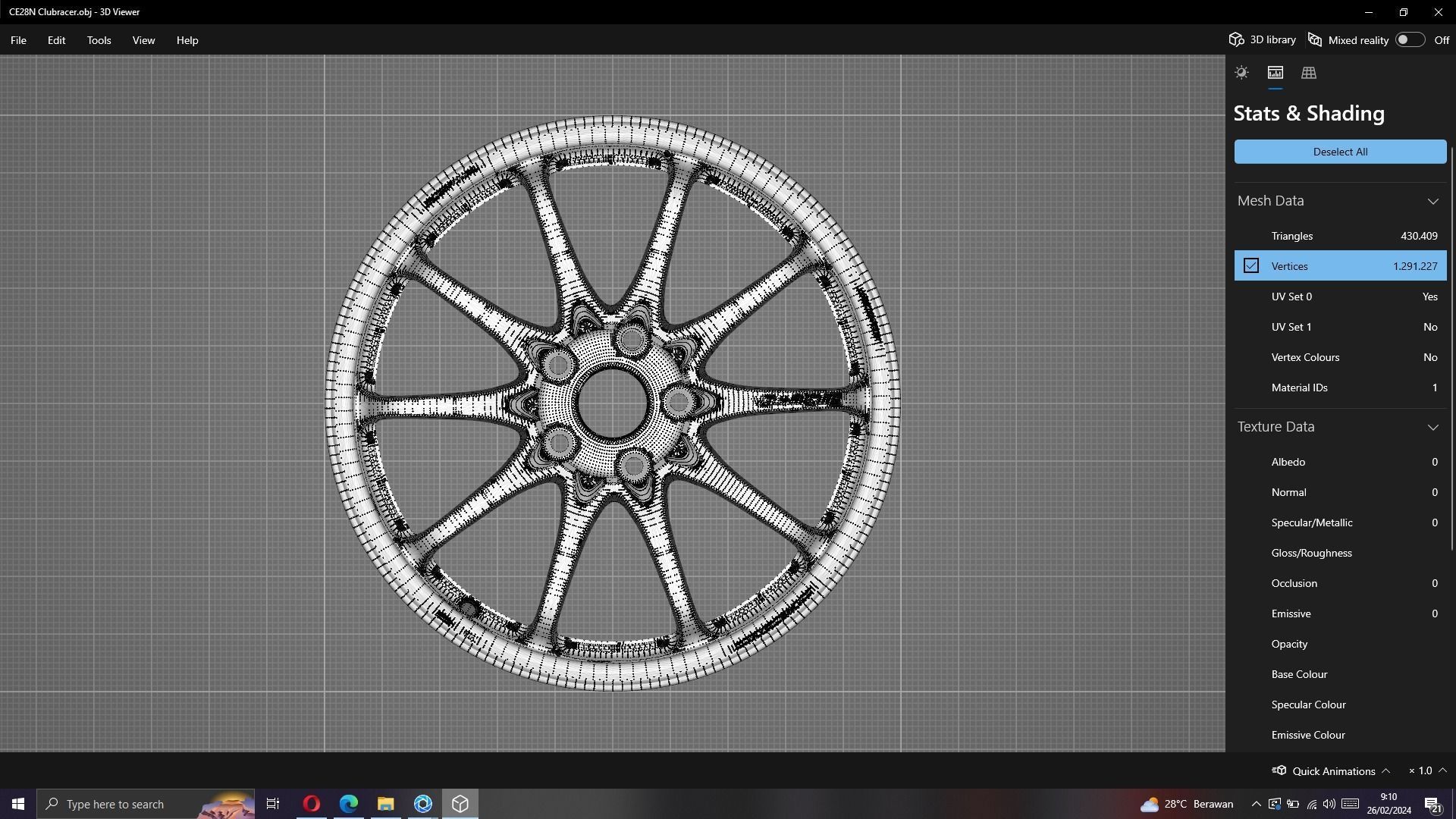 Volk RAYS CE28N Low-poly 3D model_6