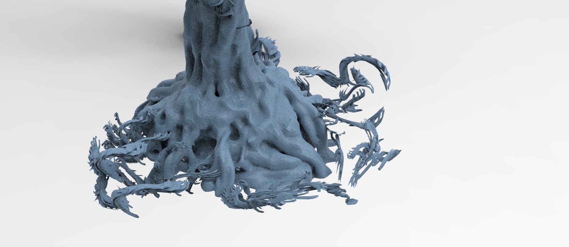Dantes hell roots swarm  3D model_1