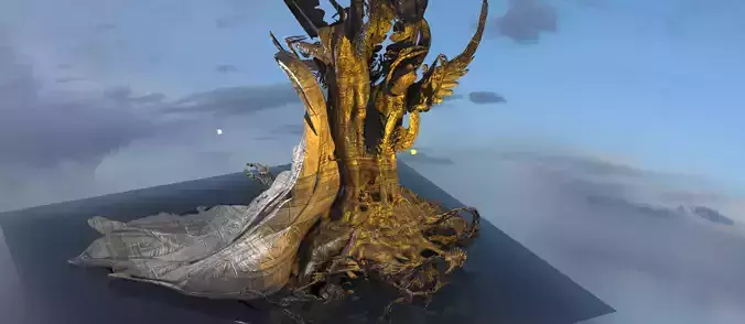Taxus baccata Tree corpses 3D model