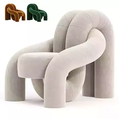 Tangled Chair 3D model