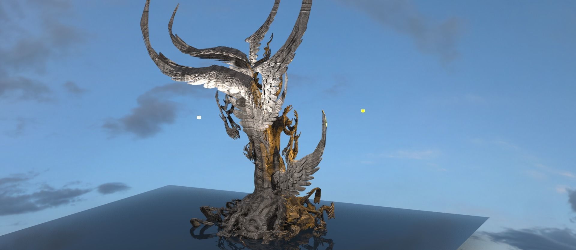 Ghost rock Hades Roots collection Low-poly 3D model_18