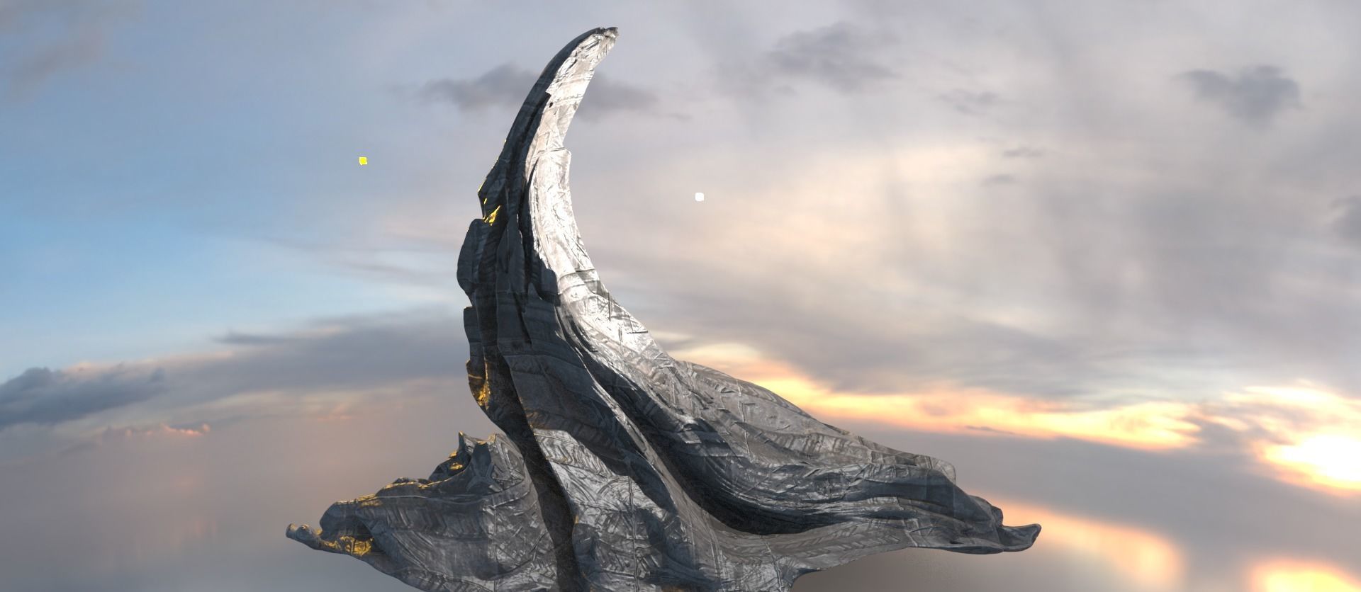 Ghost rock Hades Roots collection Low-poly 3D model_12